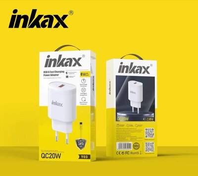 Inkax Y23 QC3.0 20W Full Charger