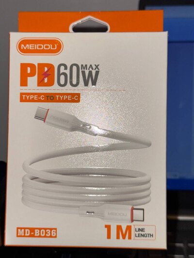 Type-C Cable - Meidou MD-B036 PD