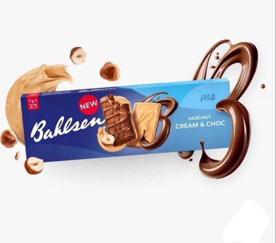 Bahlsen Milk Hazelnut Cream & Choc. biscuits