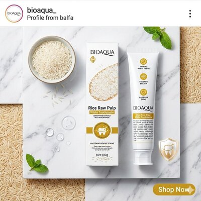 معجون أسنان BIOAQUA Rice Raw Pulp