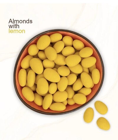 Turkish Almond Candy with Lemon