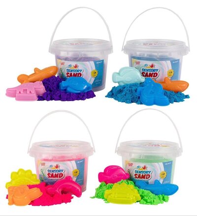 Colored sand toys