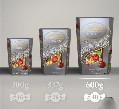 Lindt Lindor gift chocolate - 337g