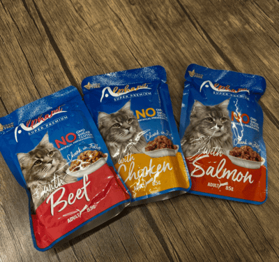 طعام رطب للقطط البالغه - Alpha pet - لحم
