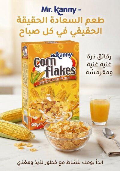 Crispy corn flakes