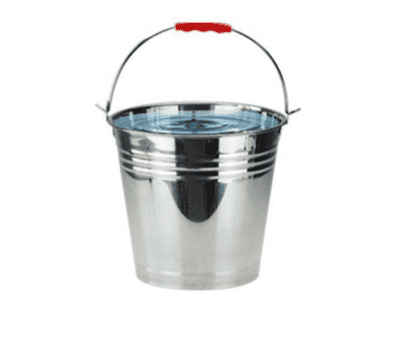 16 steel bin - with lid
