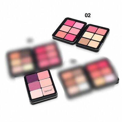 Contour, blush, and concealer palette - Shade 02