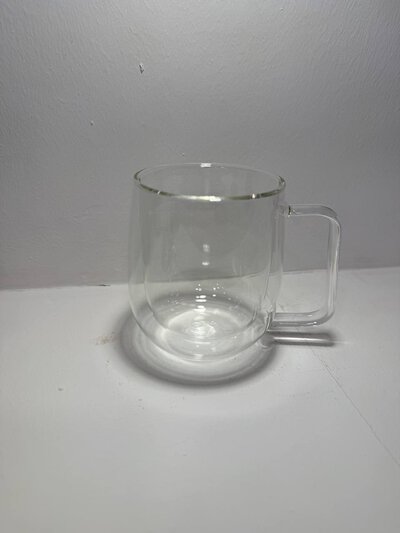Double Glass Cup