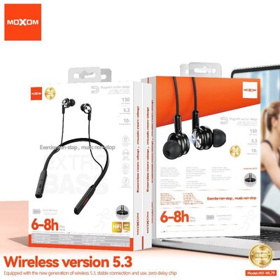 سماعة MOXOM MX-WL79 اللاسلكية