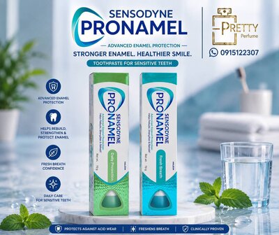 معجون أسنان SENSODYNE PRONAMEL - اخضر