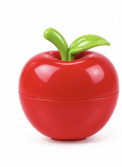 Apple shaped bath bomb