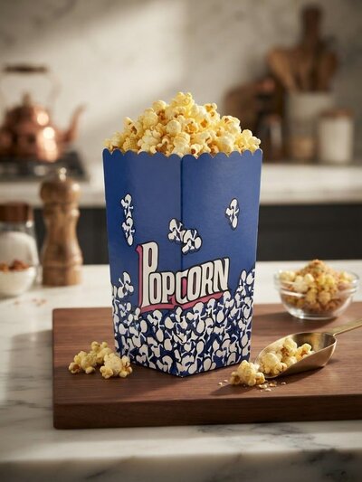 Popcorn box - green