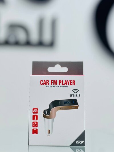 Car charger and audio player - gold