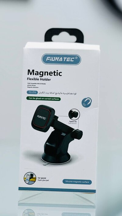 Magnetic phone stand - car