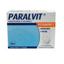 Paralvit Vitamin C effervescent tablets - box