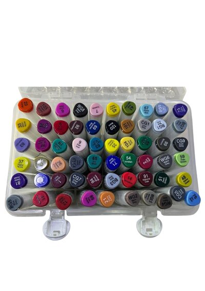 Calligraphy Markers 60 Colors Double