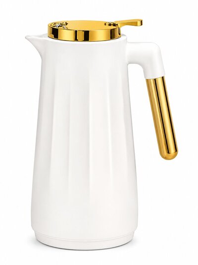 Thermal Flask White - Gold