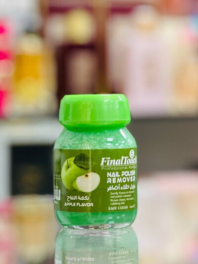 Apple nail polish remover
