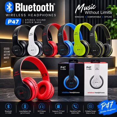 P47 - Yellow Bluetooth Headset