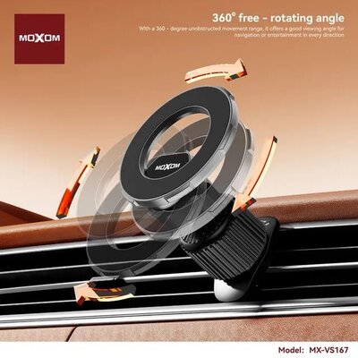 Magnetic car phone stand