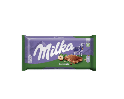 Milka Hazelnut Chocolate - 90g