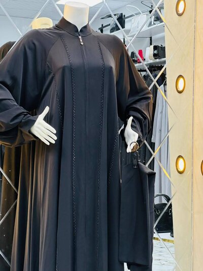 Abaya with black scarf - Size 1
