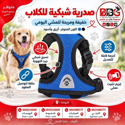 صدرية شبكية للكلاب
