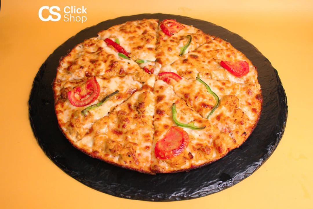 BBQ chicken pizza