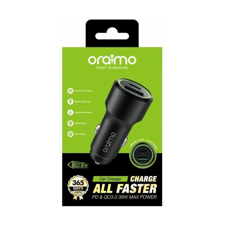 Car charger 2 ports - Type-C & USB