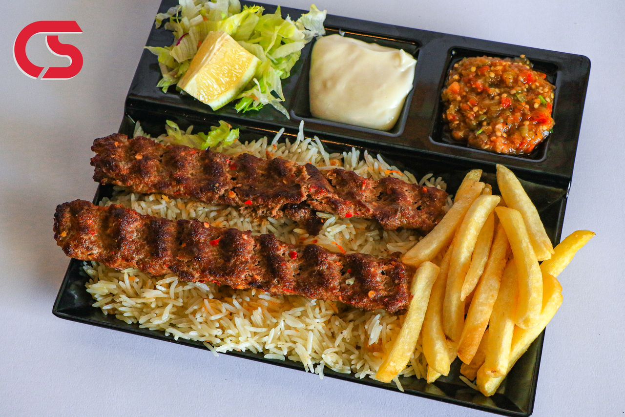 وجبة كباب لحم
