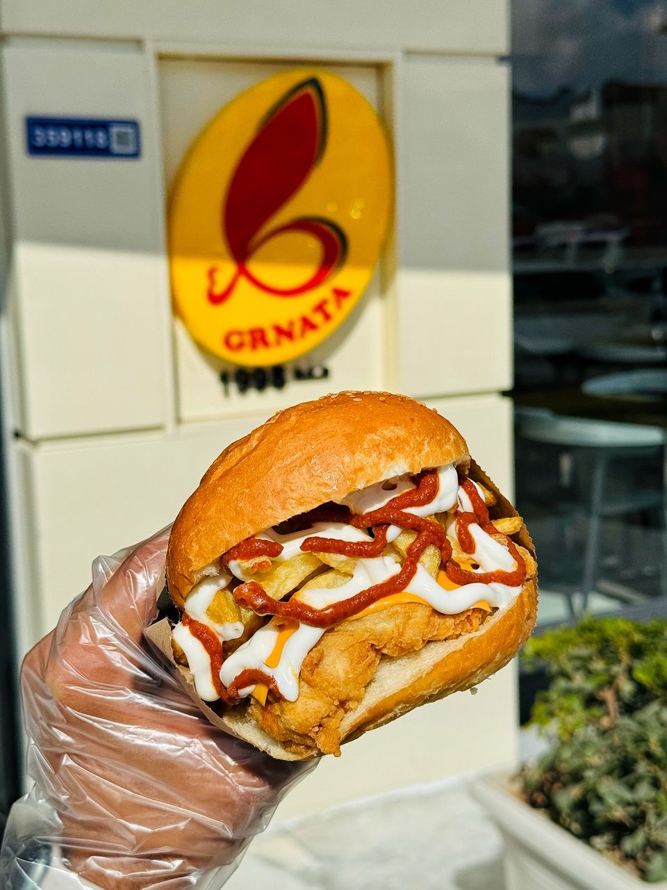 KFC chicken burger