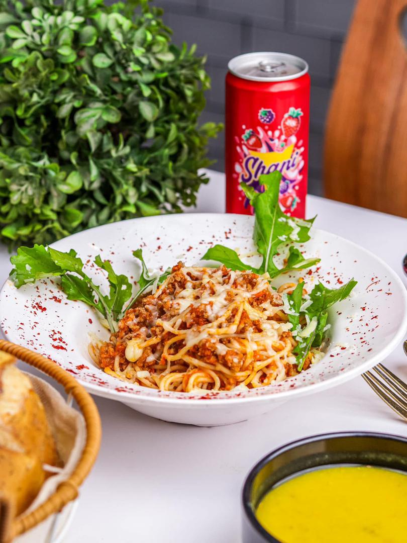 Minced meat pasta