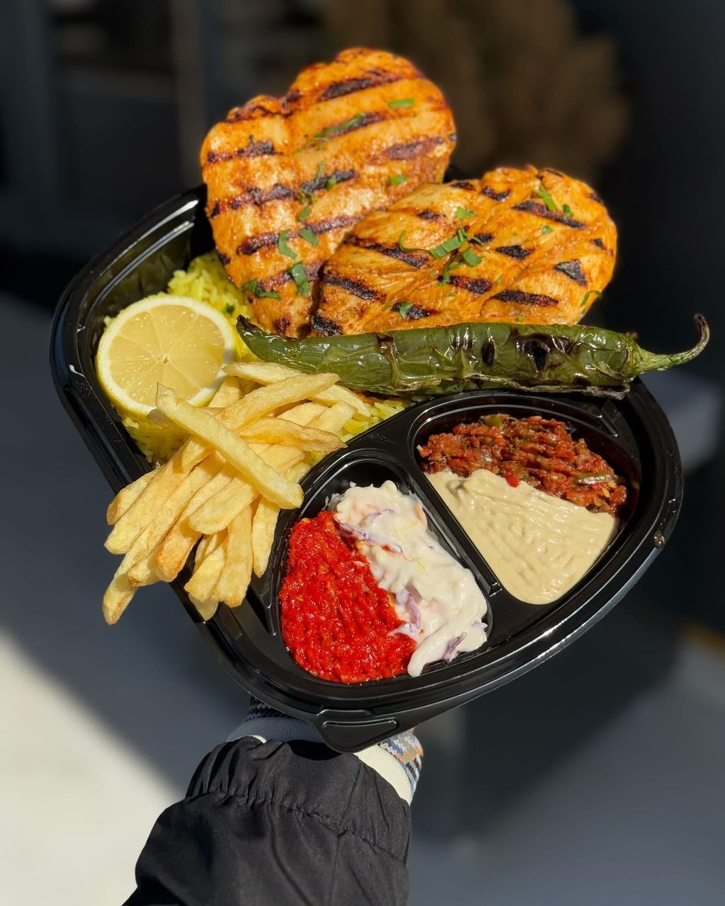 Breast fillet meal