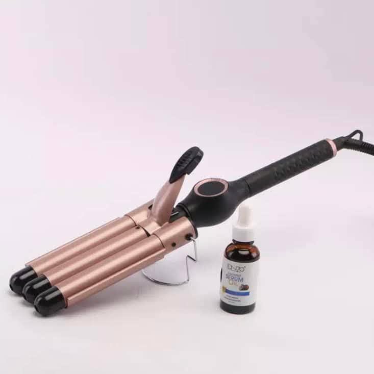 Enzo 3-barrel curling iron