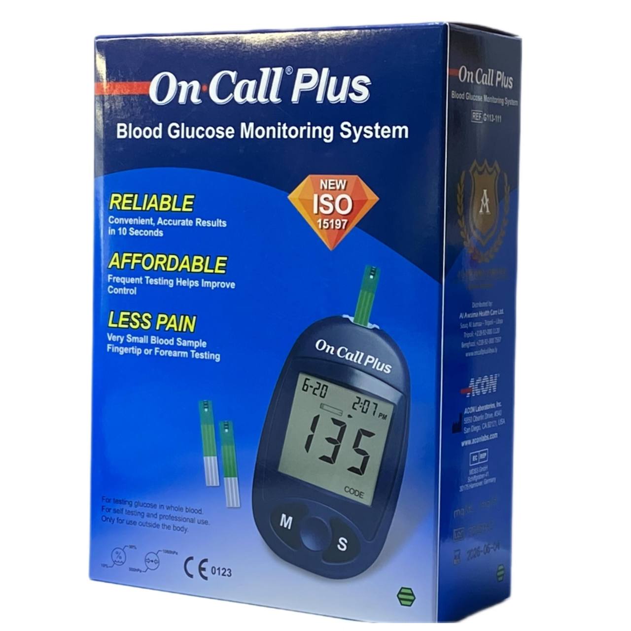 On call plus blood glucose meter