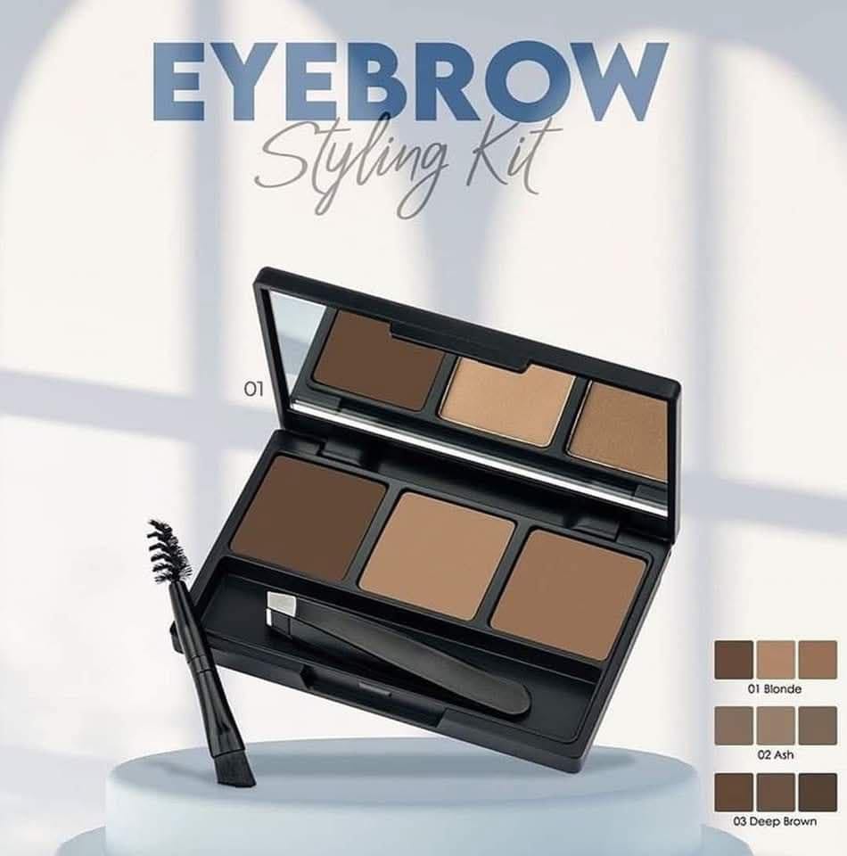 Eyebrow set 3 colors by Golden Rose 03