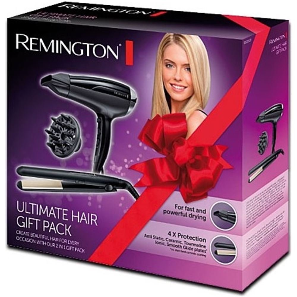 REMINGTON Ultimate Hair Gift Pack Hair Dryer