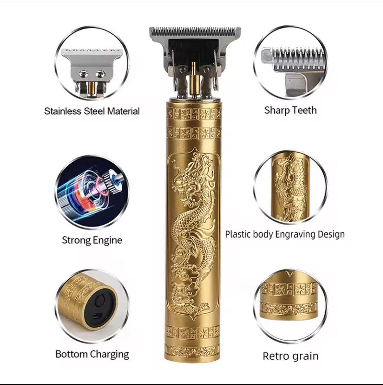 Hair clipper and beard trimmer