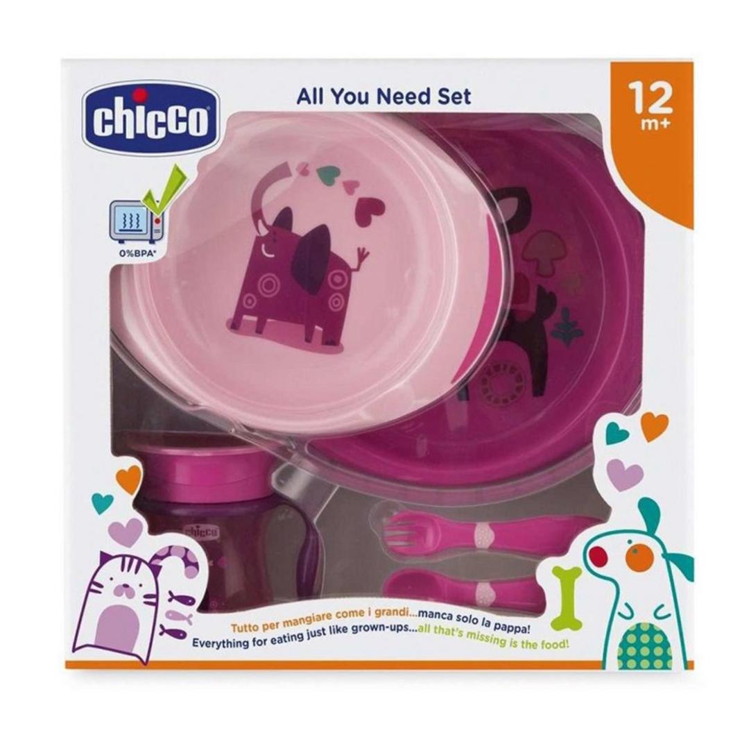 Chicco plate and cup set