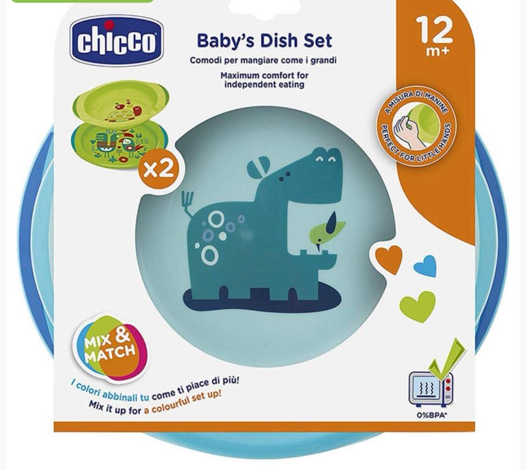 Chicco plate set for boys