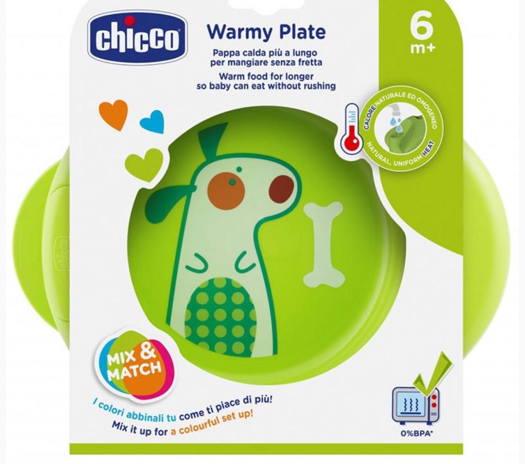 Chicco green plate