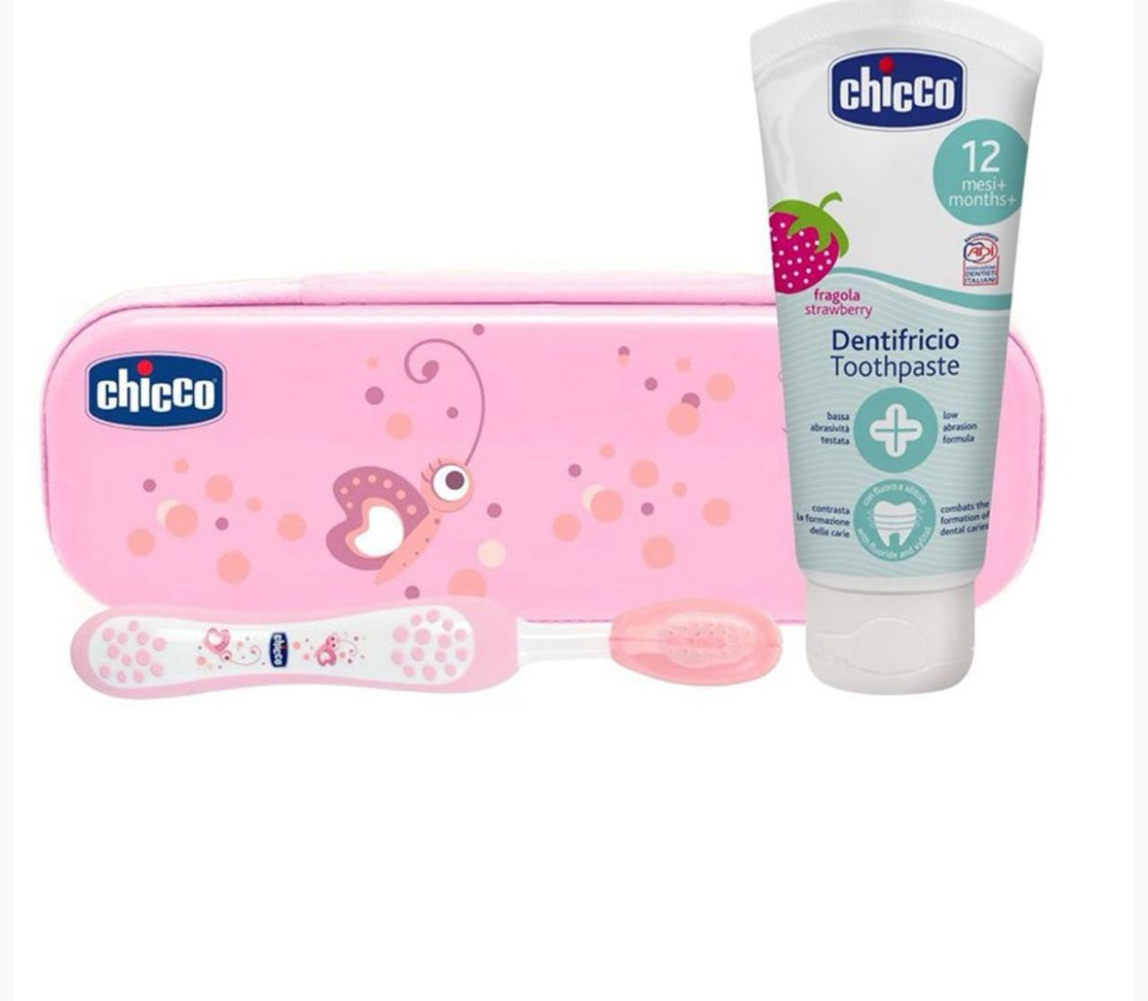 Chicco ALWAYSSMILING Toothpaste Set Girls +12M
