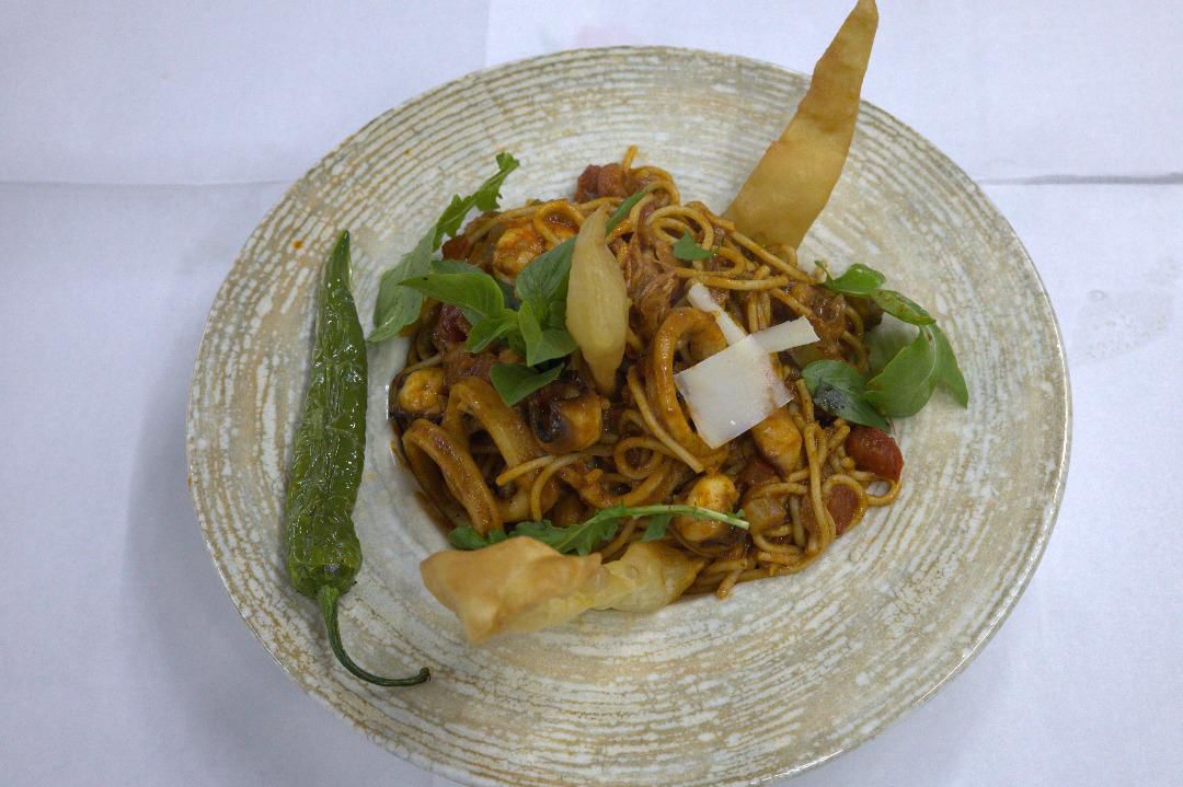 Seafood spaghetti