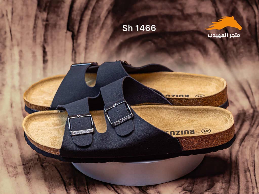 Men's slippers sh1466 black size 41