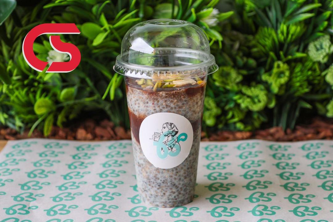 Chia seeds with chocolate