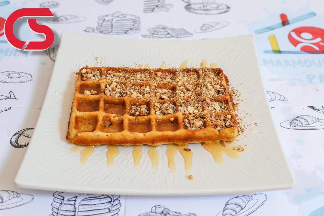 Waffle Nutella, Honey & Nuts