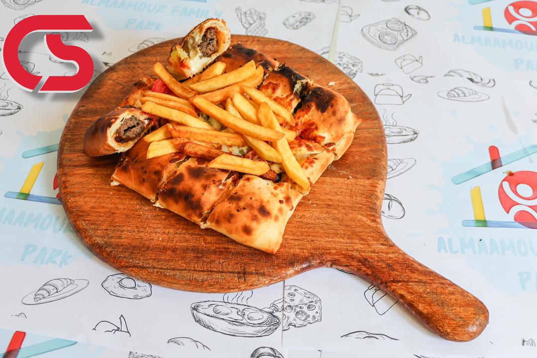 National beef kebab pizza
