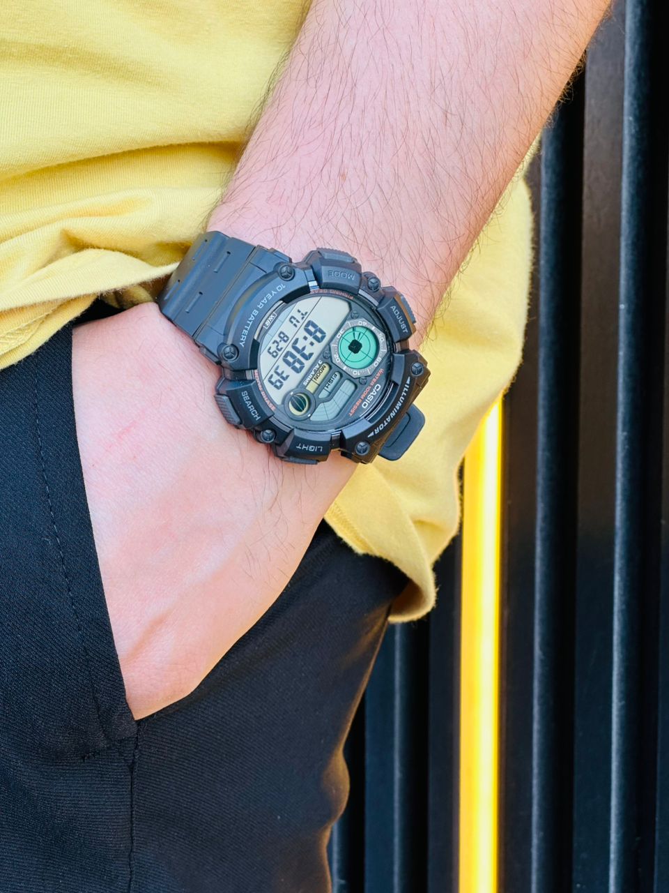 Casio watch, gray color