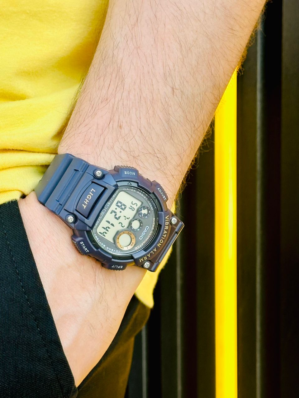 Watch, teal color