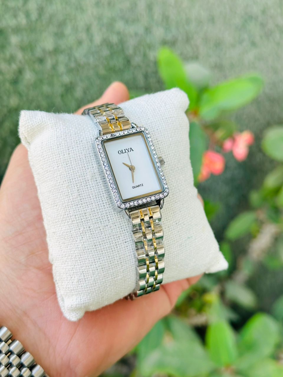 OLIYA women's watch, white color